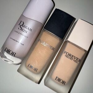 Dior Dreamskin and Forever Velvet Veil Trio - White, Black, Cream